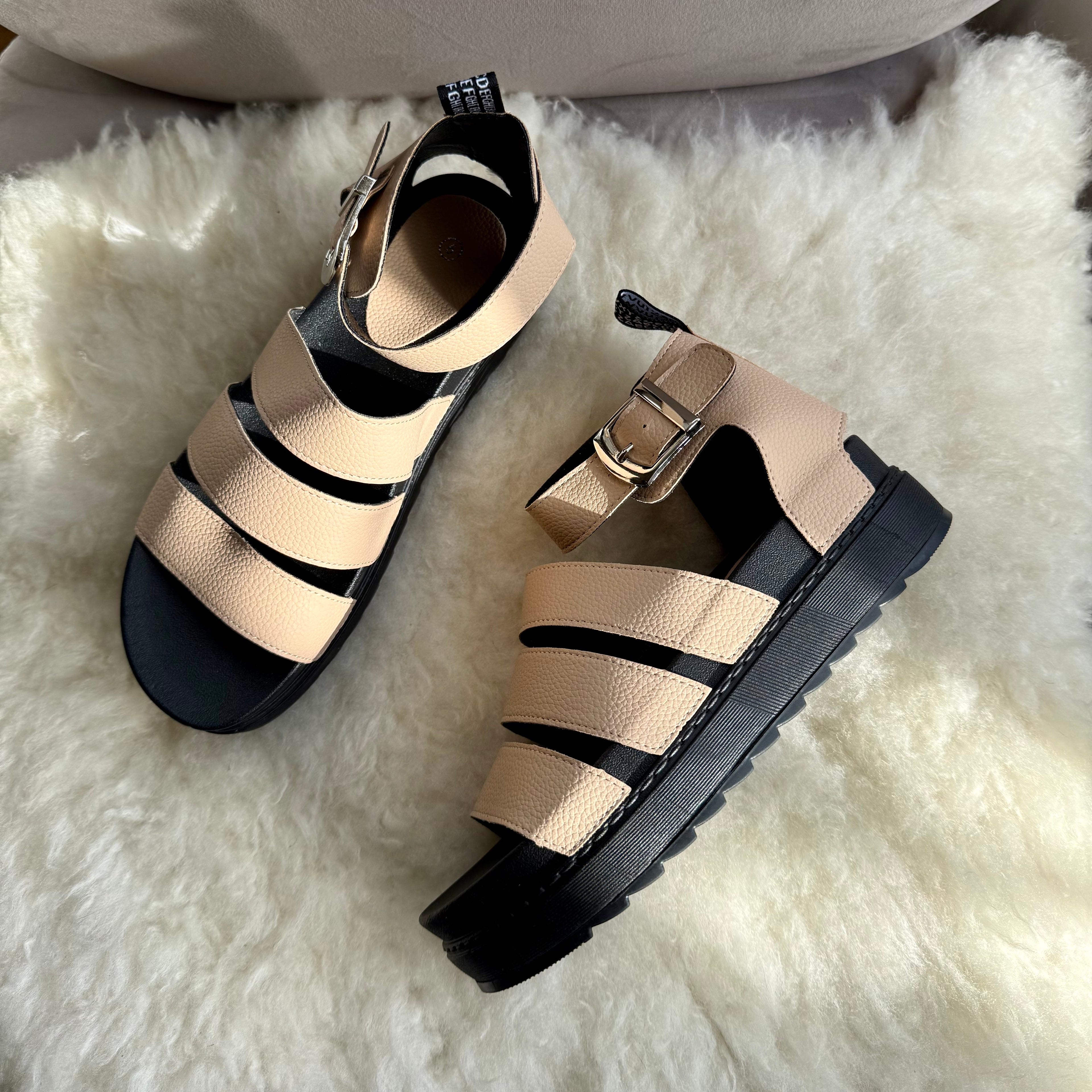 Chunky Platform Gladiator Strappy Sandals