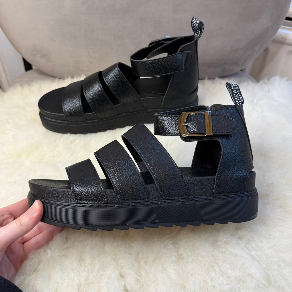 Chunky Platform Gladiator Strappy Sandals