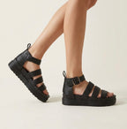 Chunky Platform Gladiator Strappy Sandals