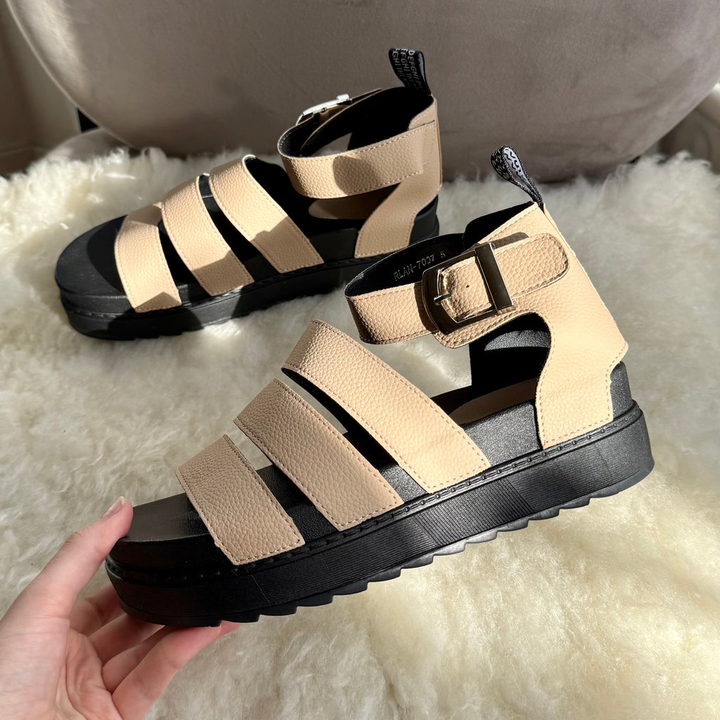 Chunky Platform Gladiator Strappy Sandals